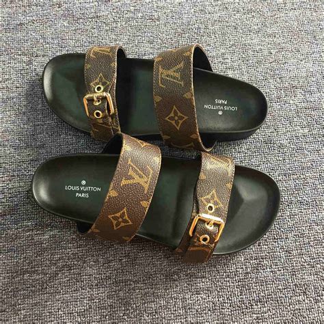 lv monogram sandals|louis vuitton sandals price list.